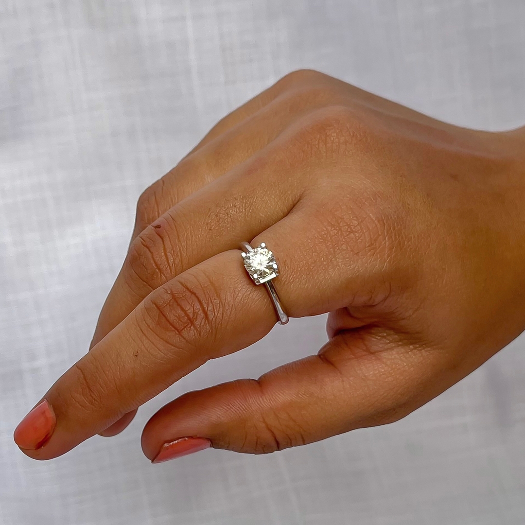 Moissanite Diamond Adjustable Ring for Girls and Women 1