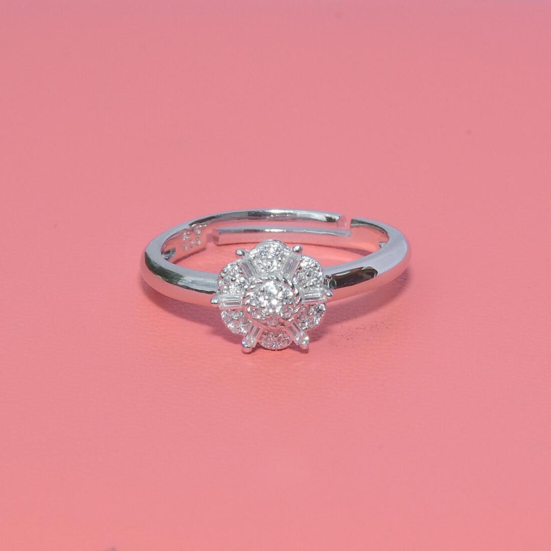 Cubic Zirconia Diamond Ring for Women and Girls 3