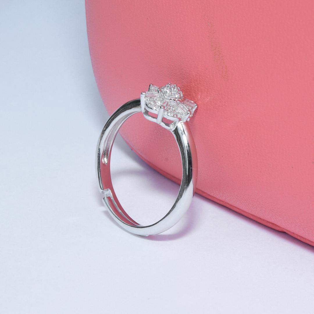 Cubic Zirconia Diamond Ring for Women and Girls 2