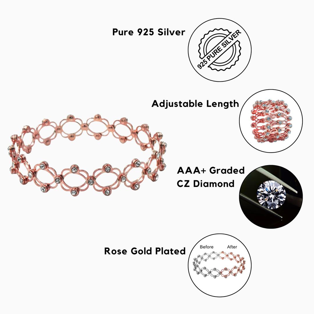 Rose Gold Supple Bracelet 1