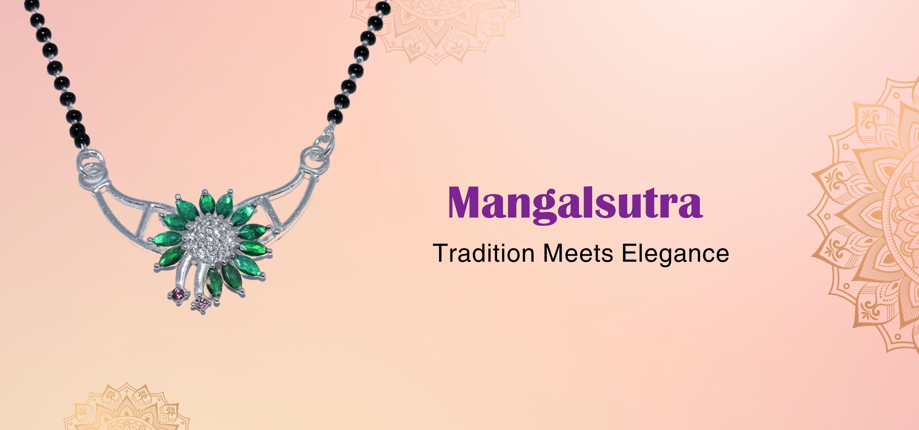 Elegant Silver Mangalsutras - Timeless Tradition Meets Modern Style | Satlaa