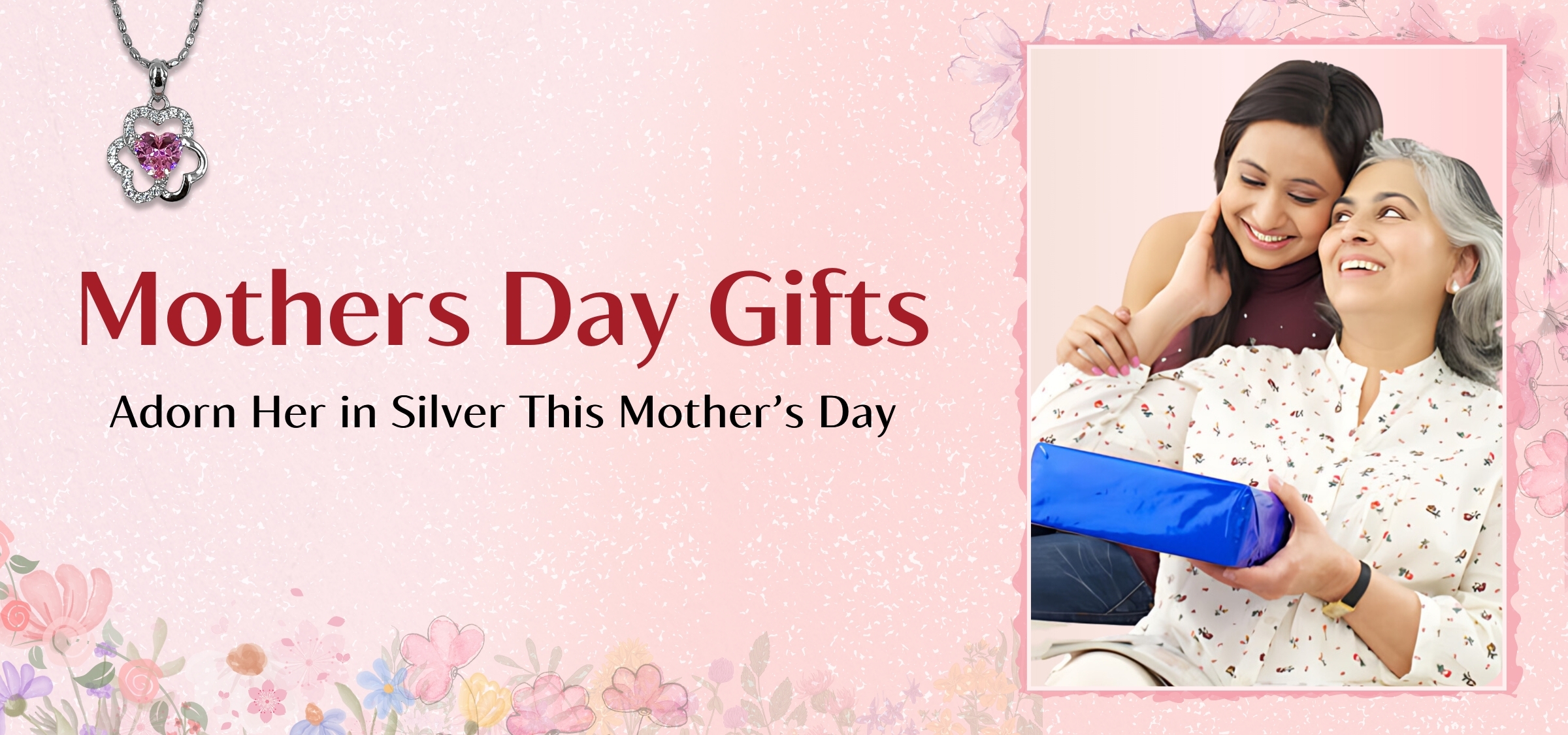 silver gift for mothers day.