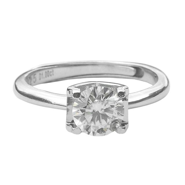 Moissanite Diamond Adjustable Ring for Girls and Women
