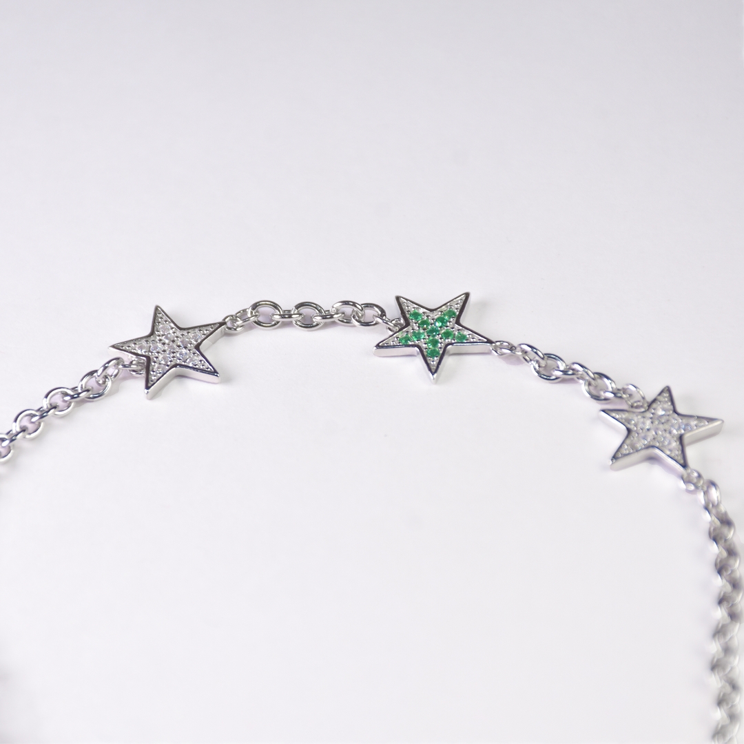 Silver Shining Star Bracelet 2