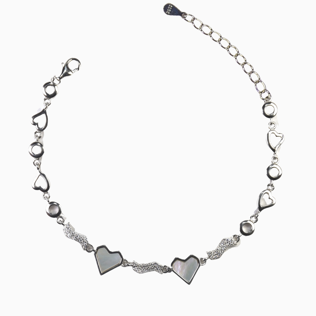 Silver Love Glow Bracelet 0