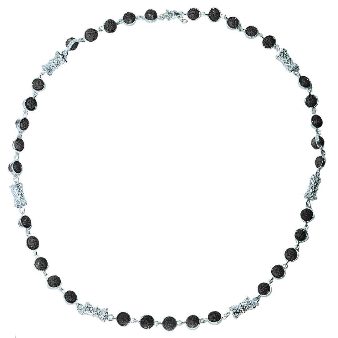 Silver Rudraksha Chain for Men 0