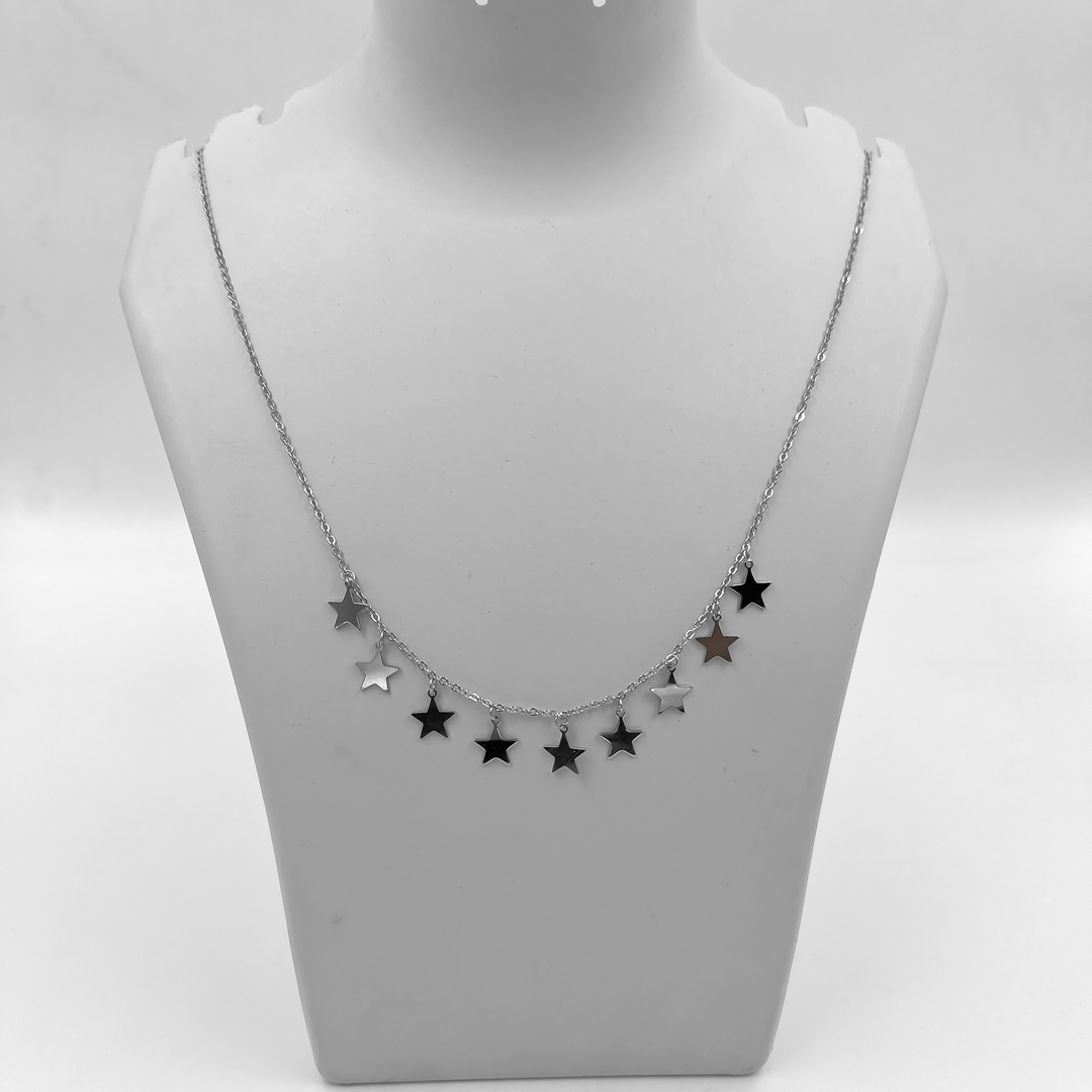 Silver Celestial Charm Necklace 0