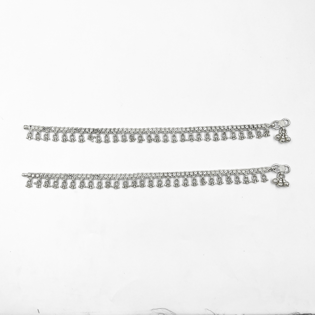 Silver Ghungroo Stylish Anklet 2