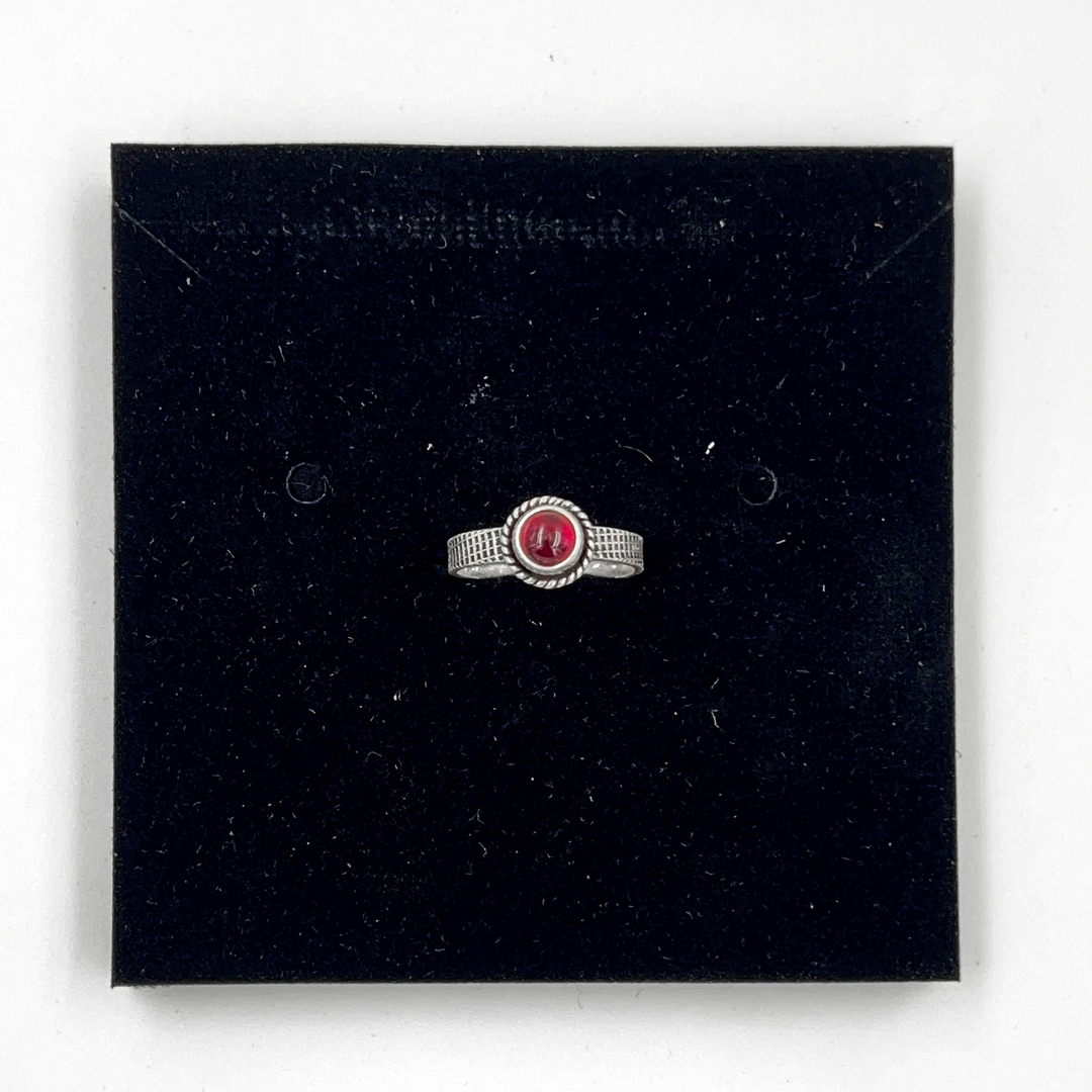 Silver Round Boho Ring for Women and Girls 2