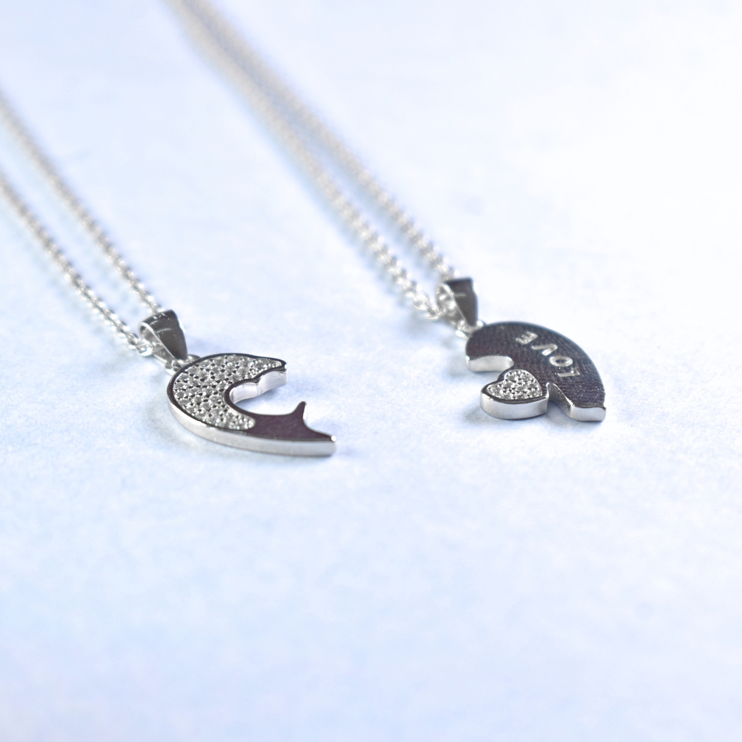 Silver Best Friend Butterfly Necklace Pack - Lovisa