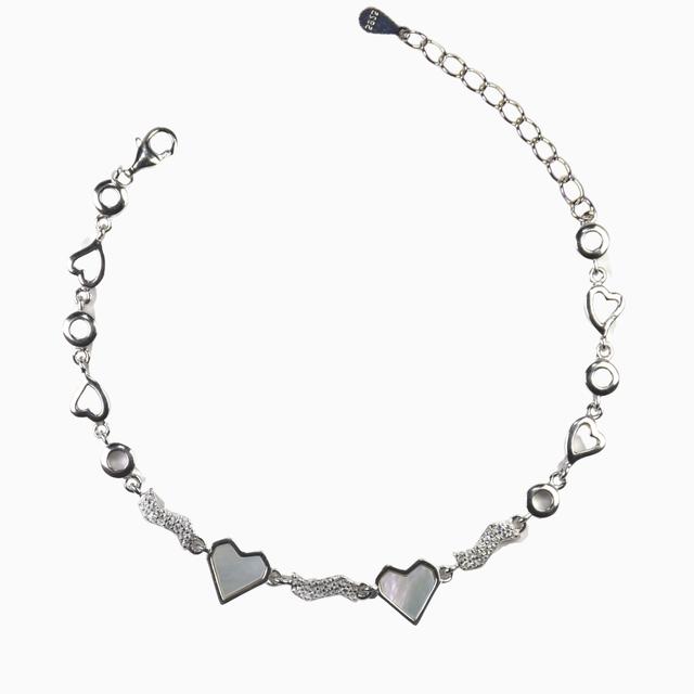 Silver Love Glow Bracelet