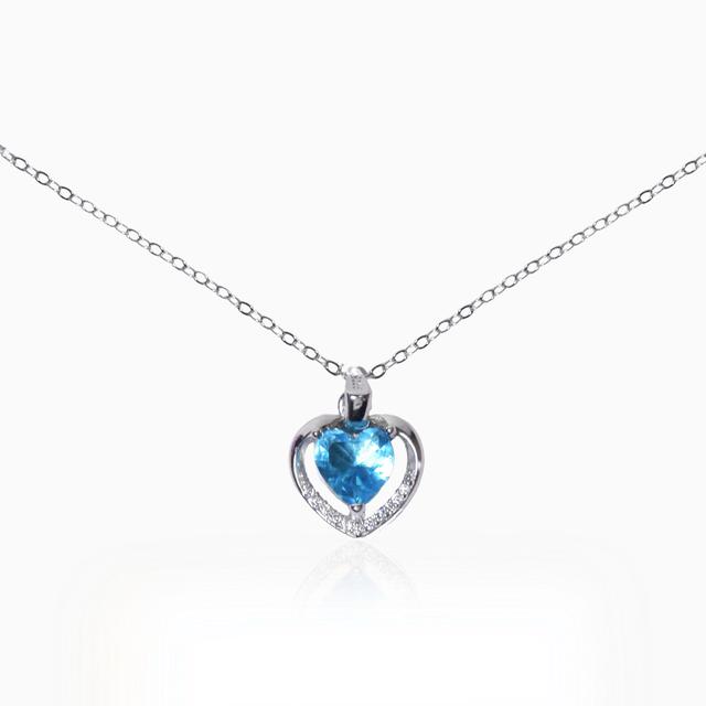 Silver Heart Embrace Pendant