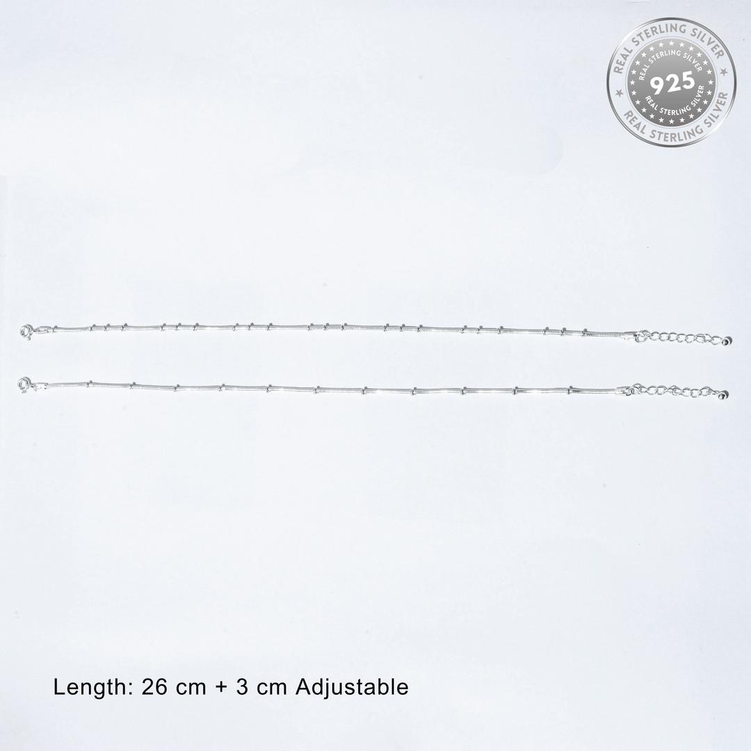 Minimal Adjustable Anklet For Women & Girls 1