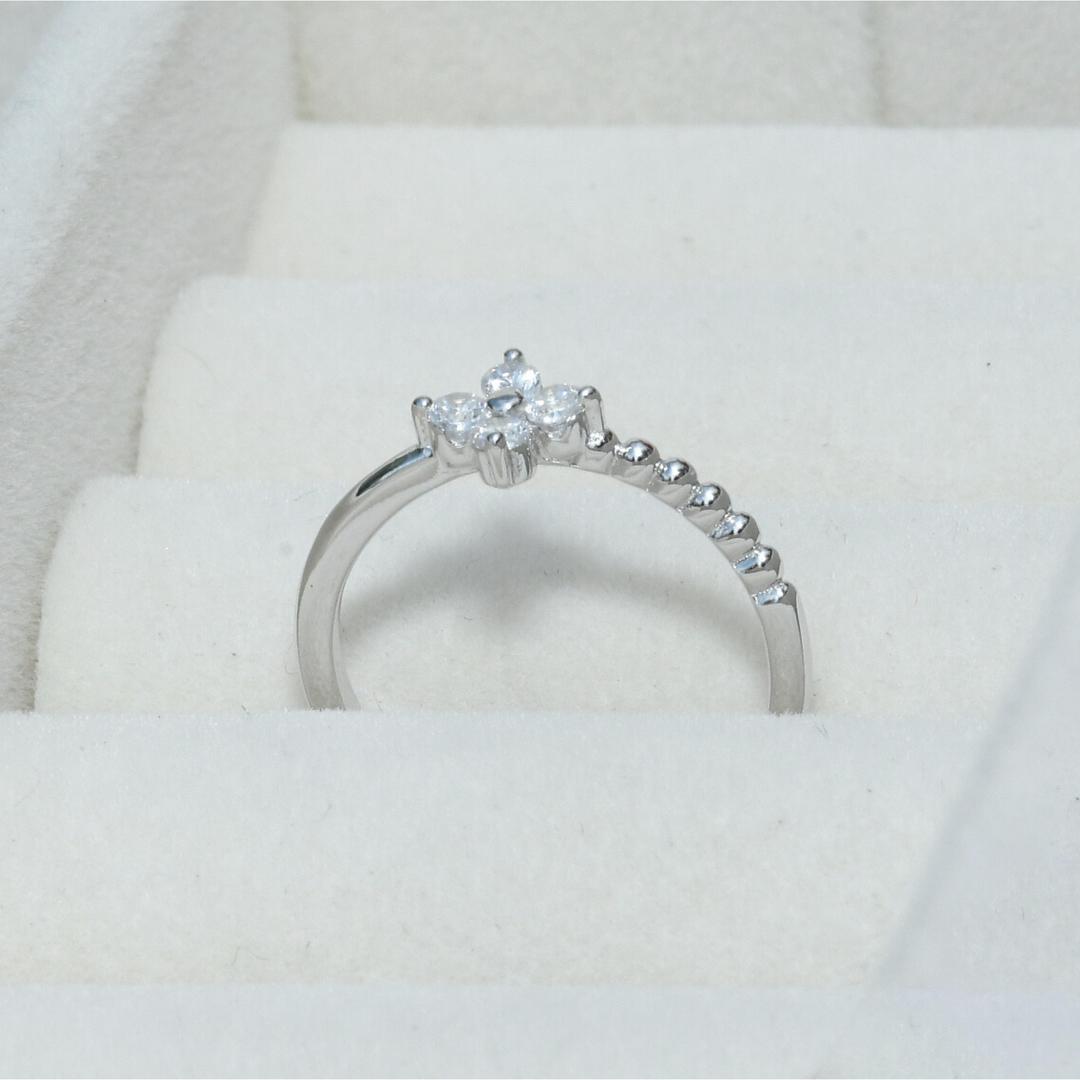 Cubic Zirconia Ball Ring 1