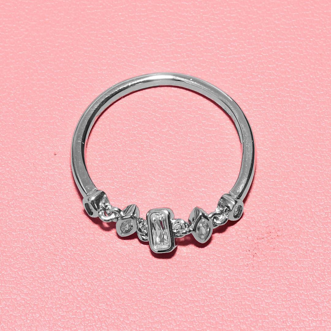 Chain Style CZ Ring for Women and Girls 1