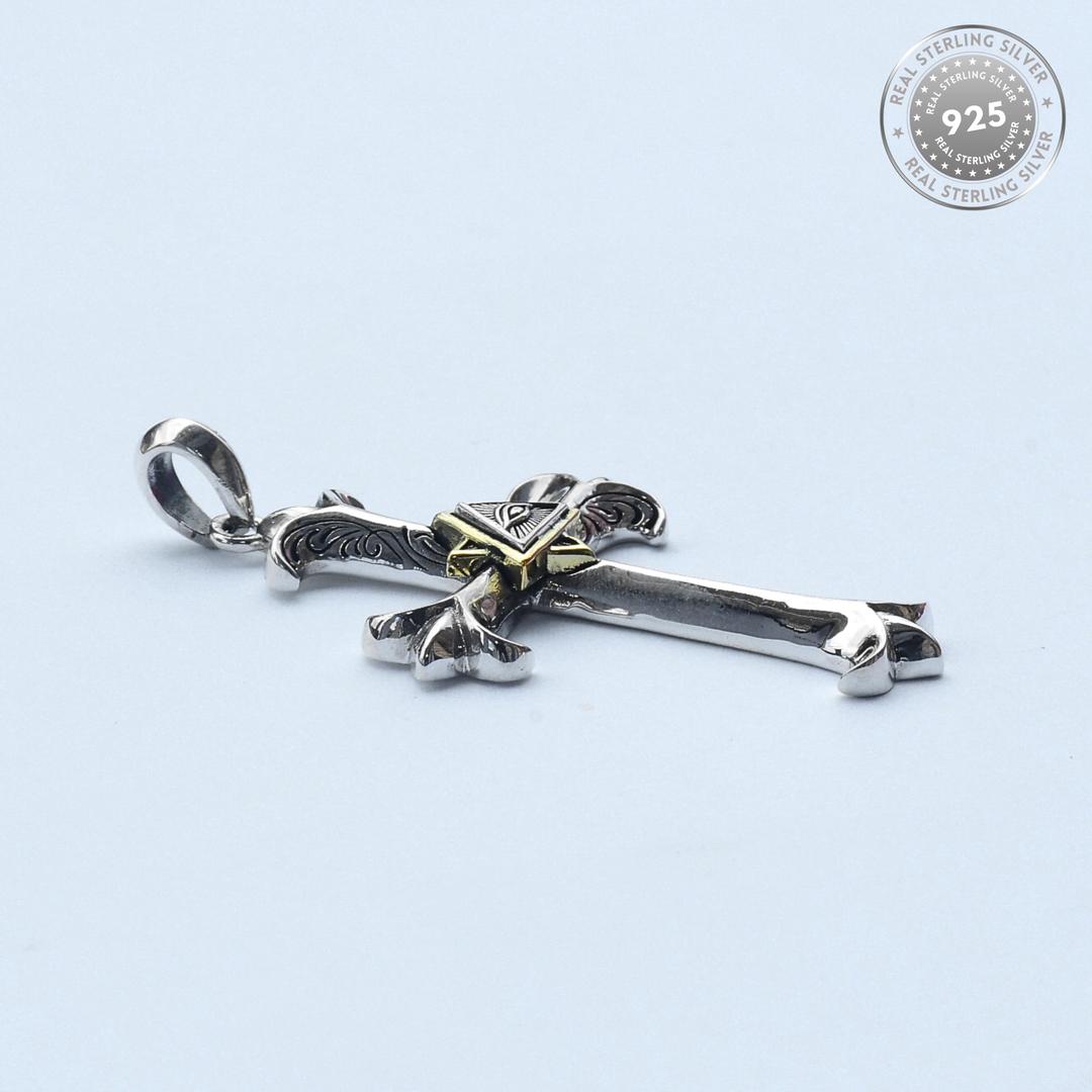 Eye of God Cross Pendant 1