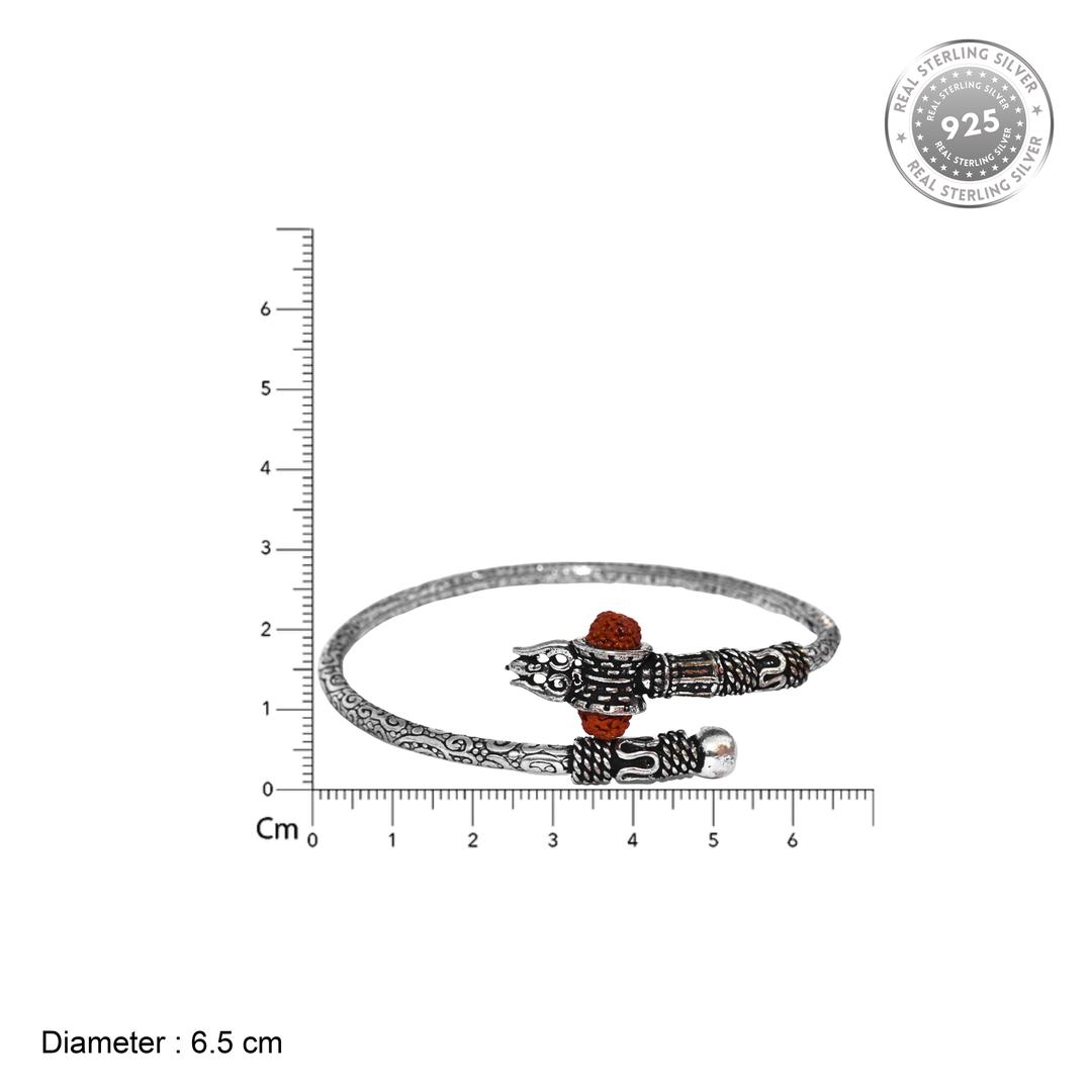 Rudraksha Trishul Damroo Adjustable Bracelet 5