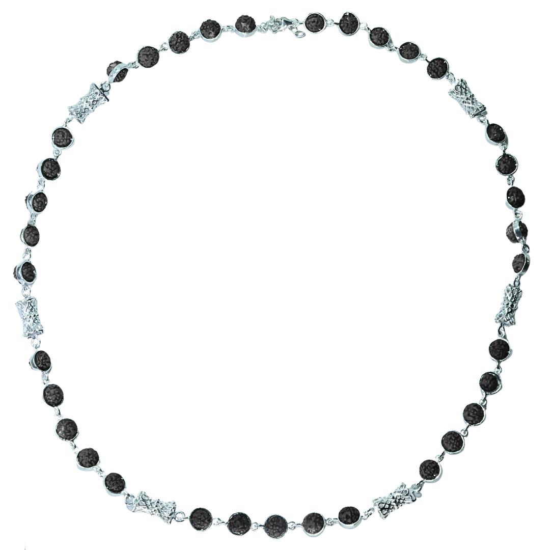 Silver Rudraksha Chain for Men 0