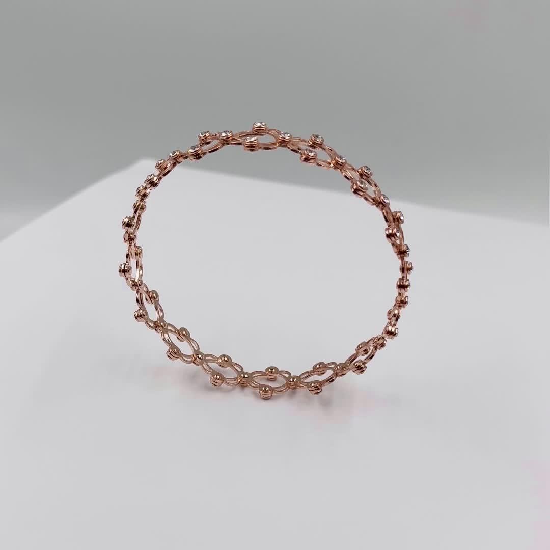 Rose Gold Supple Bracelet 2