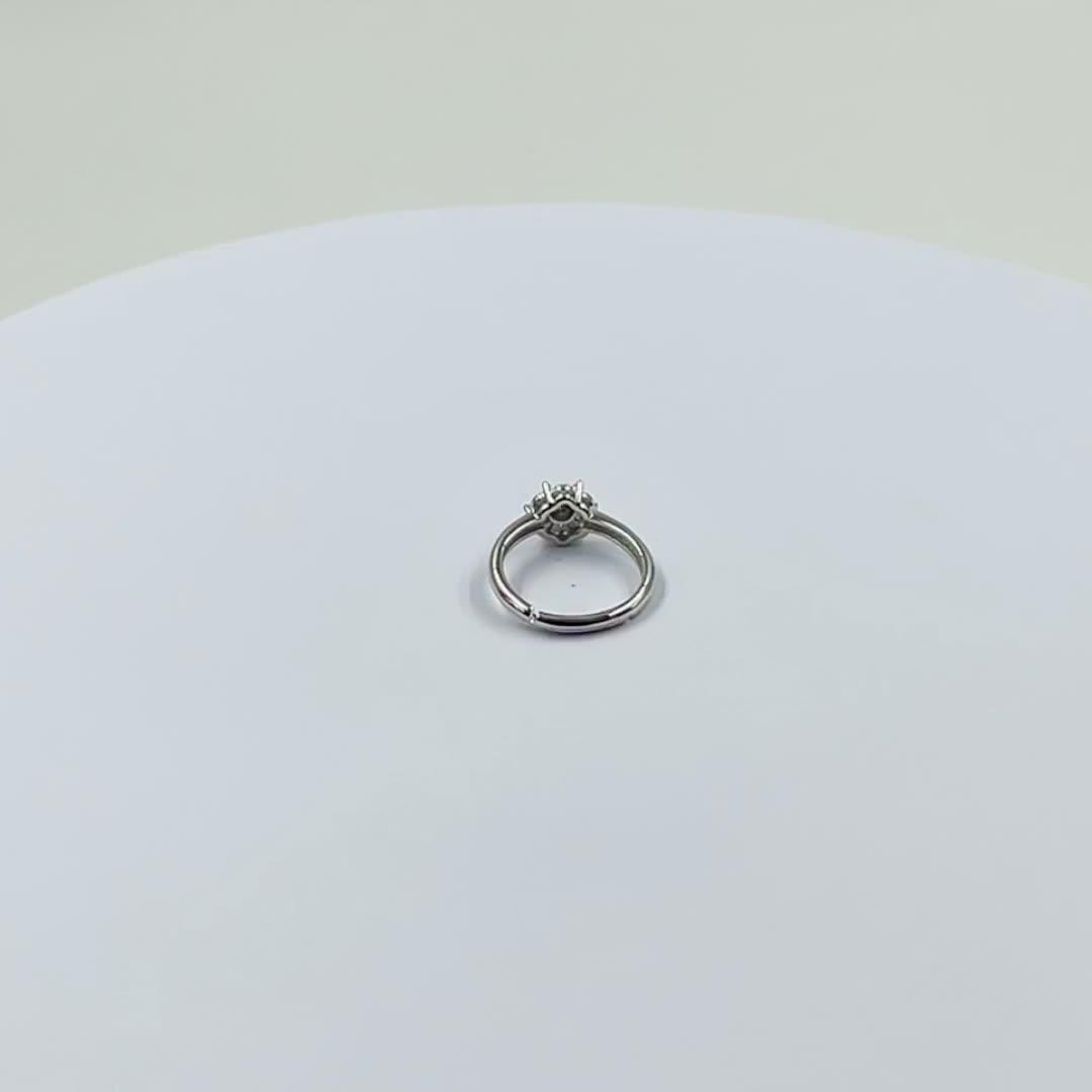 Cubic Zirconia Diamond Ring for Women and Girls 4