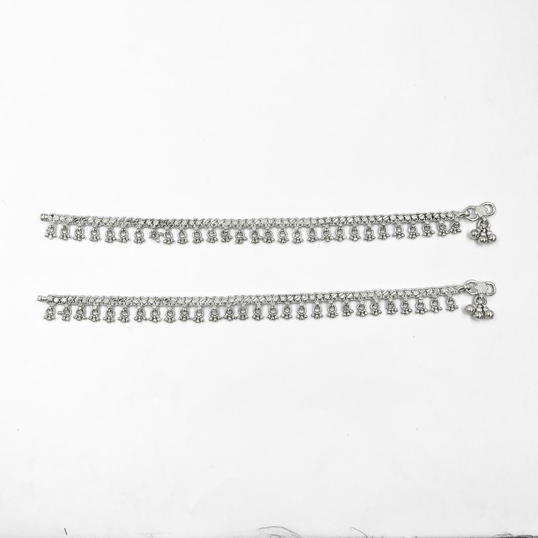 Silver Ghungroo Stylish Anklet 2