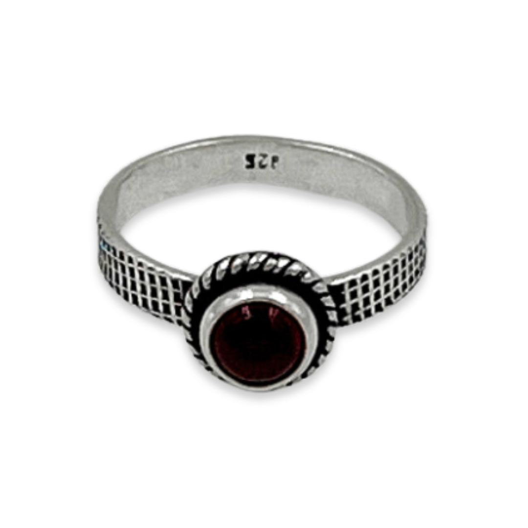 Silver Round Boho Ring for Women and Girls 0
