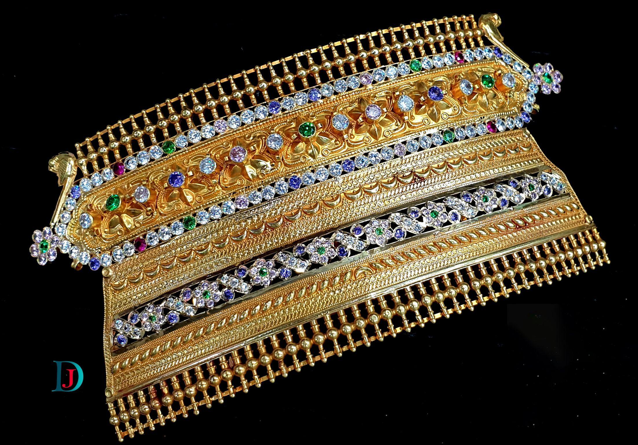New and Latest Design of Desi Indian Rajasthani Gold Aad 