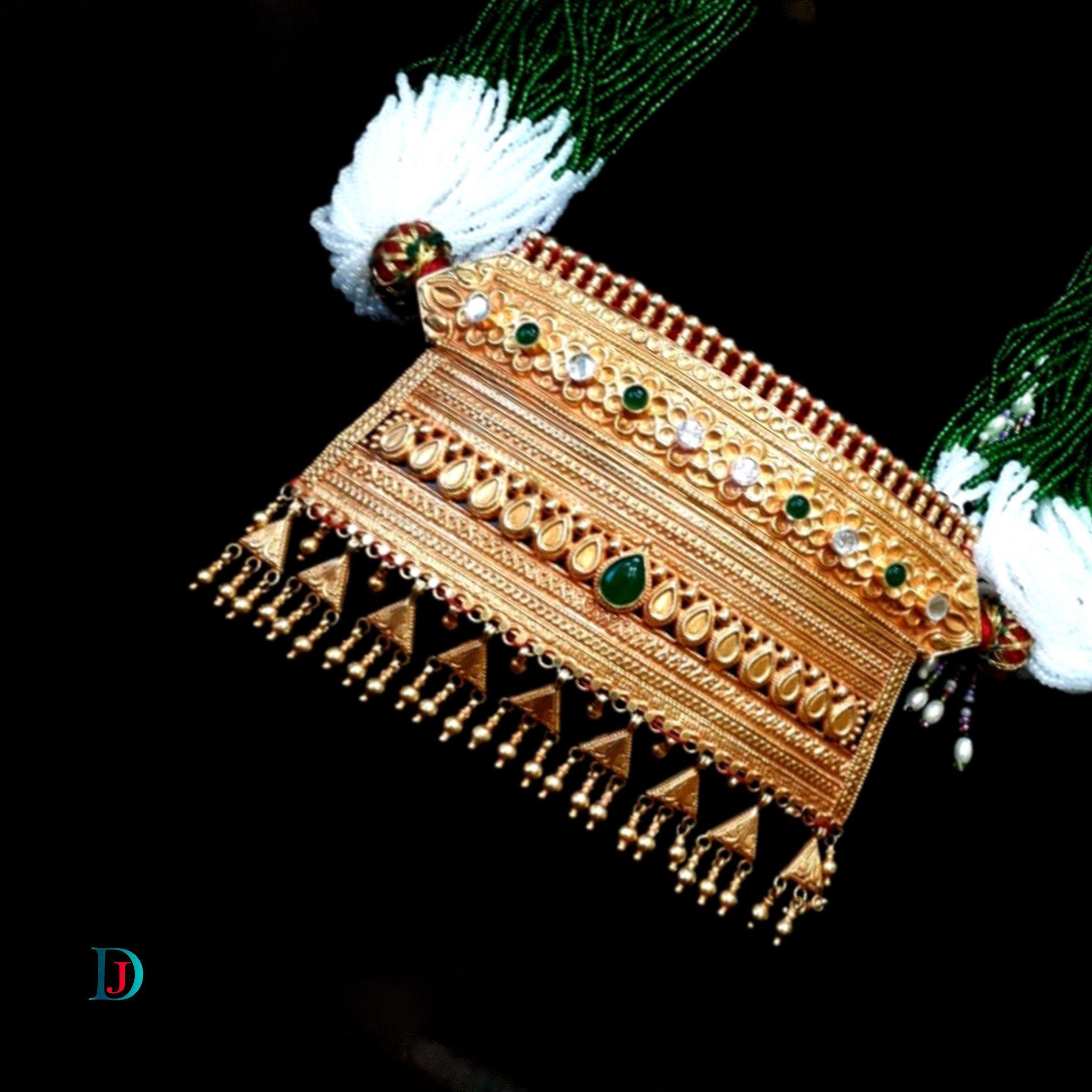 New and Latest Design of Desi Indian Rajasthani Gold Aad 