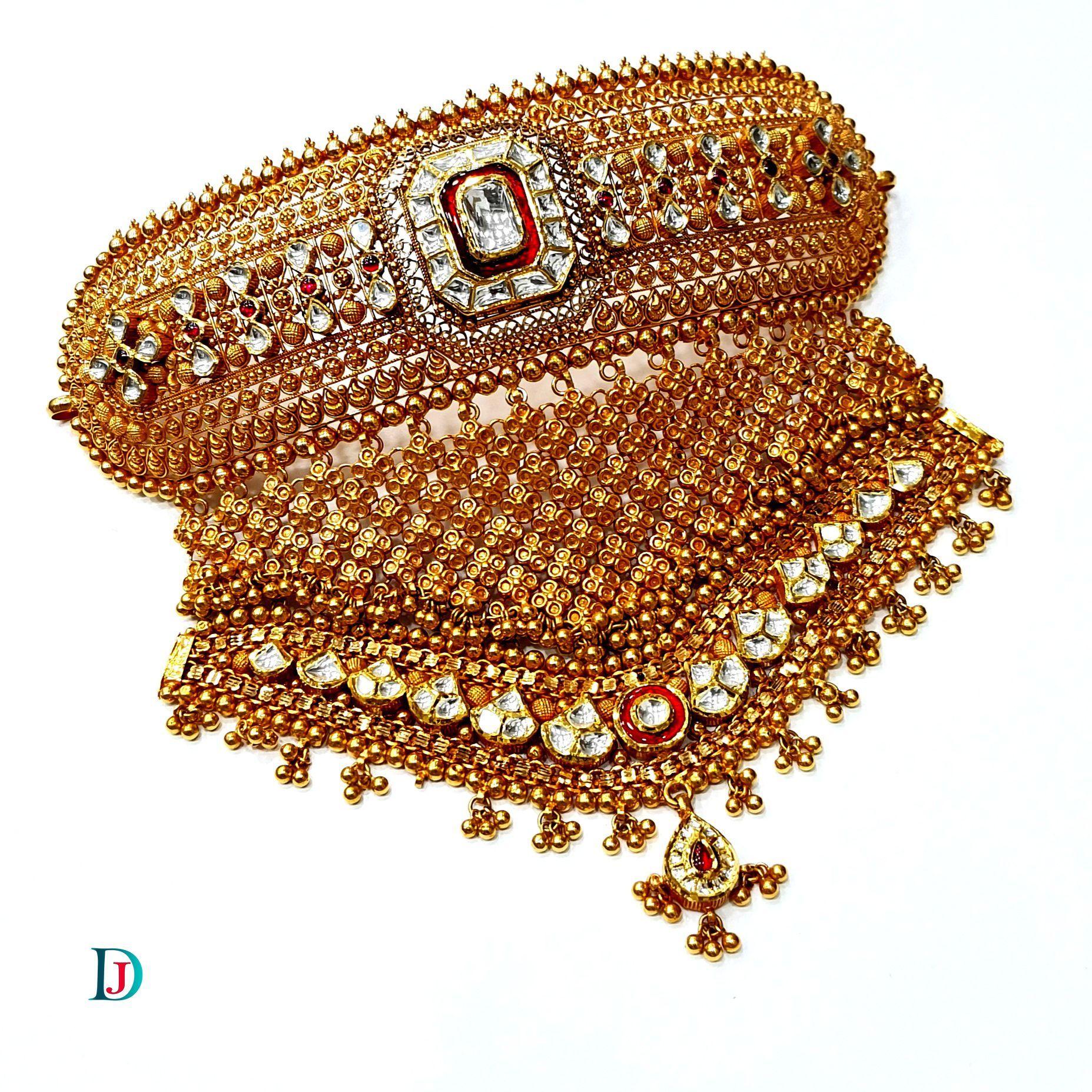 New and Latest Design of Desi Indian Rajasthani Gold Aad 