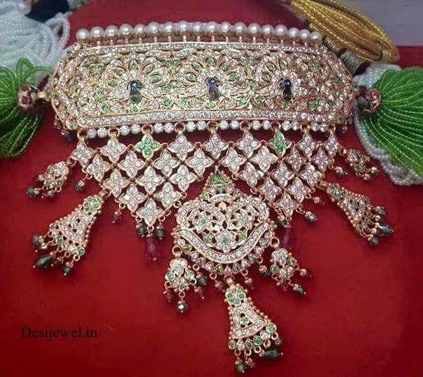 New and Latest Design of Rajasthani Desi gold Gala-Aad 