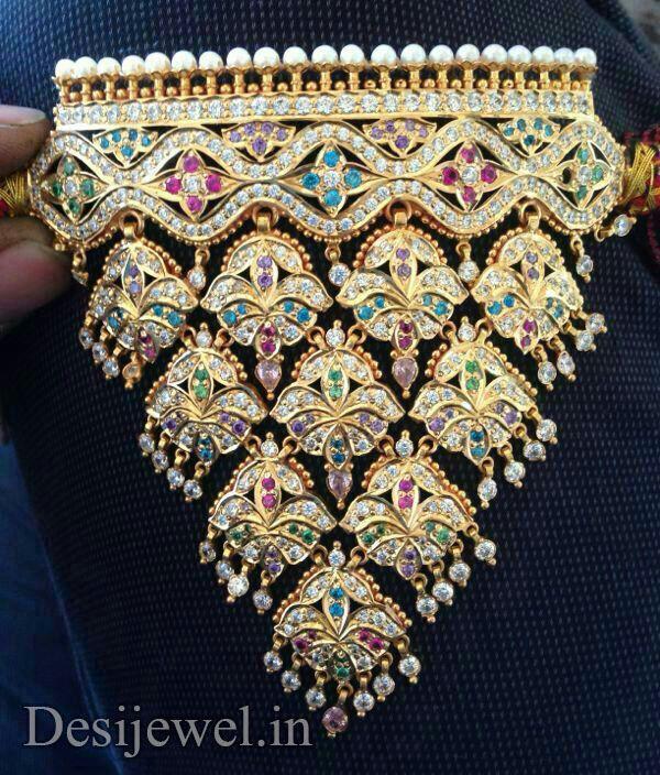 New and Latest Design of Rajasthani Desi gold Gala-Aad 