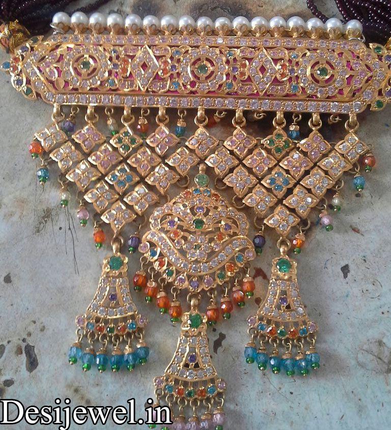 New and Latest Design of Rajasthani Desi gold Gala-Aad 