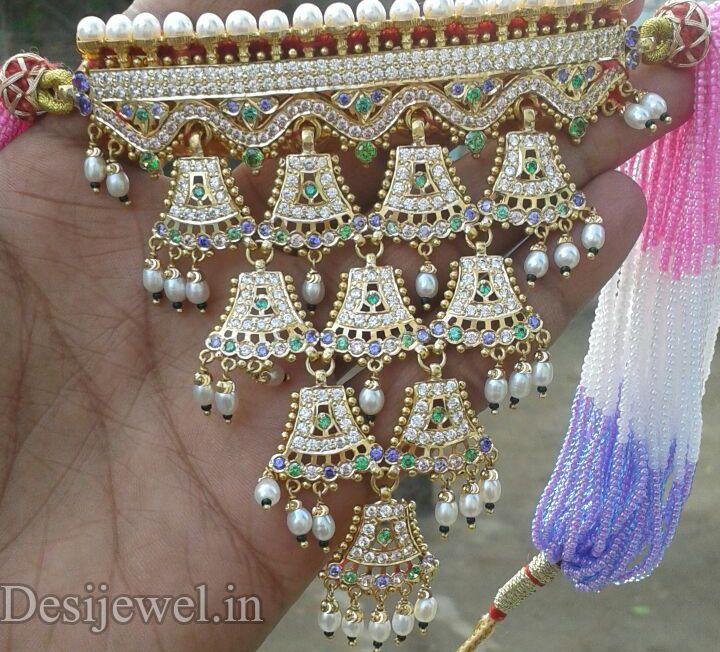 New and Latest Design of Rajasthani Desi gold Gala-Aad 