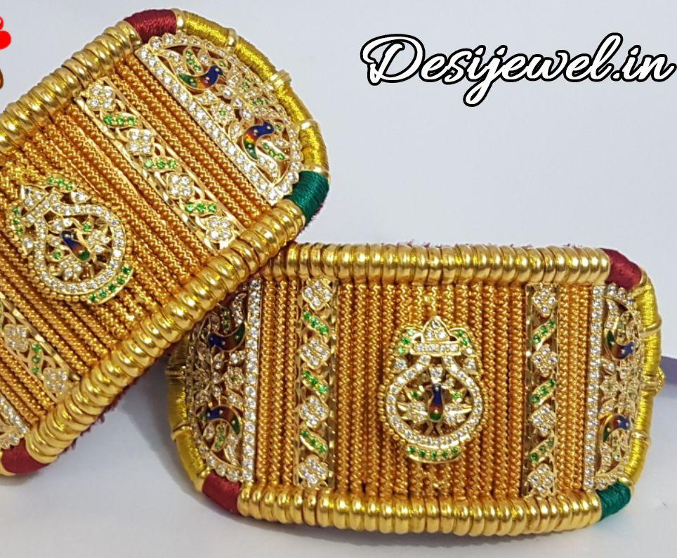 New and Latest Design of Rajasthani Desi gold hath-baajubandh 