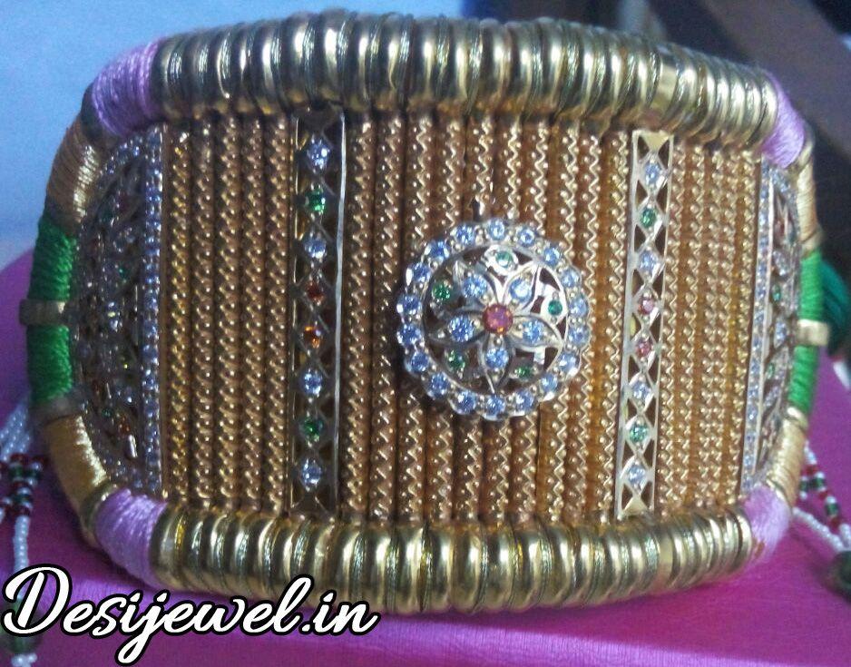 New and Latest Design of Rajasthani Desi gold hath-baajubandh 