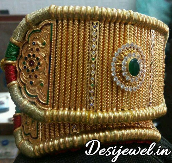 New and Latest Design of Rajasthani Desi gold hath-baajubandh 