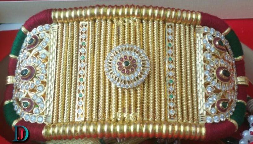 New and Latest Design of Rajasthani Desi gold hath-baajubandh 