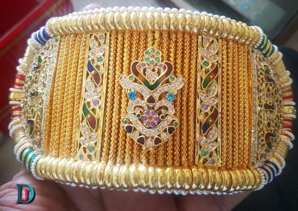 New and Latest Design of Rajasthani Desi gold hath-baajubandh 