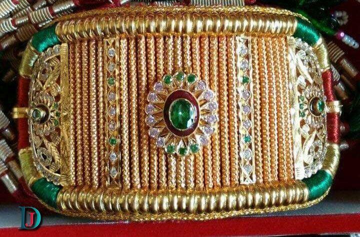 New and Latest Design of Rajasthani Desi gold hath-baajubandh 