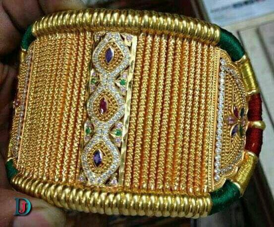 New and Latest Design of Rajasthani Desi gold hath-baajubandh 