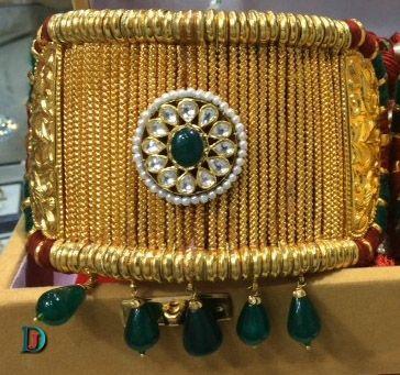 New and Latest Design of Rajasthani Desi gold hath-baajubandh 