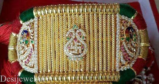 New and Latest Design of Rajasthani Desi gold hath-baajubandh 