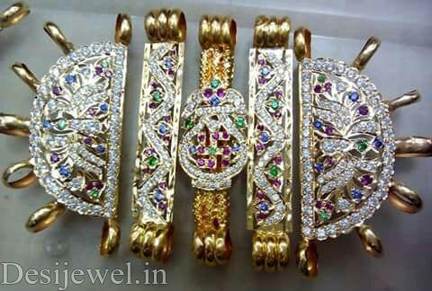 New and Latest Design of Rajasthani Desi gold hath-baajubandh 