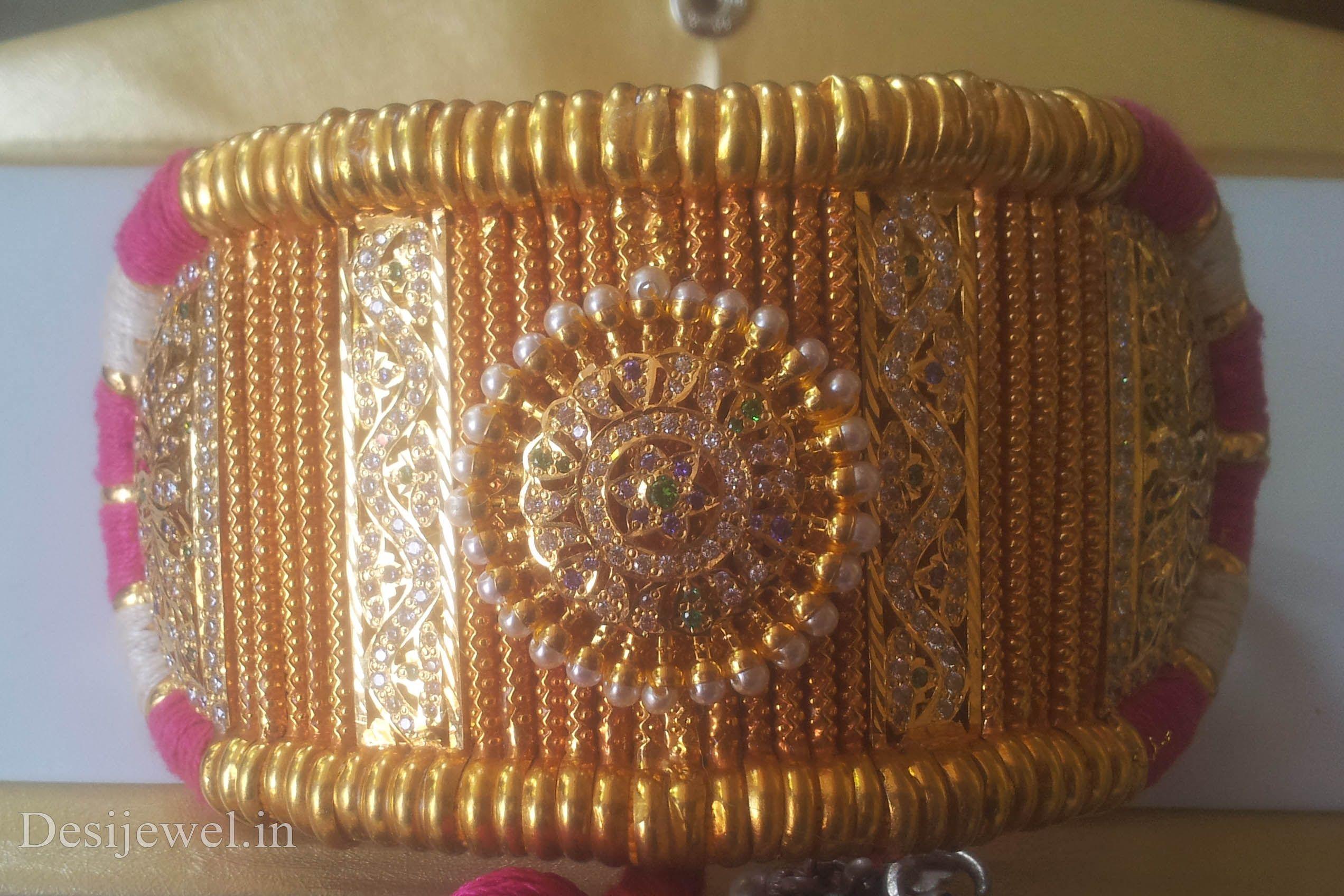 New and Latest Design of Rajasthani Desi gold hath-baajubandh 