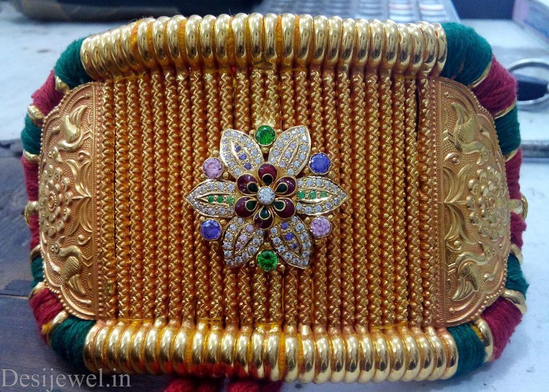 New and Latest Design of Rajasthani Desi gold hath-baajubandh 