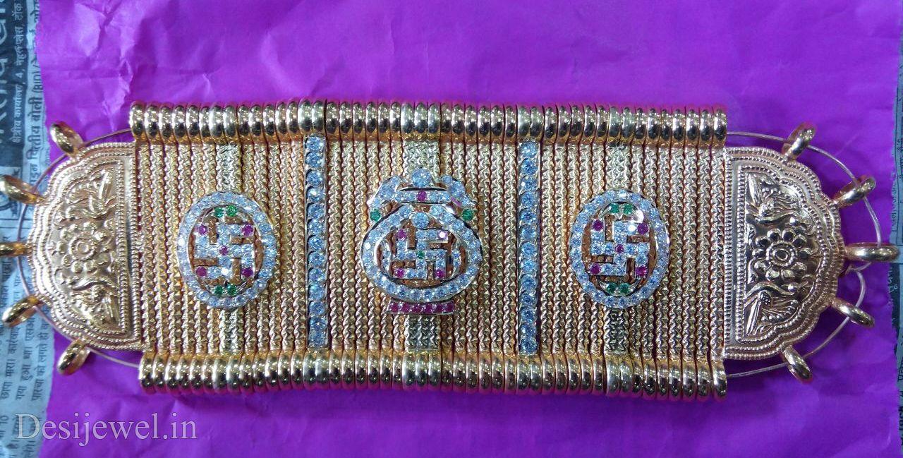 New and Latest Design of Rajasthani Desi gold hath-baajubandh 