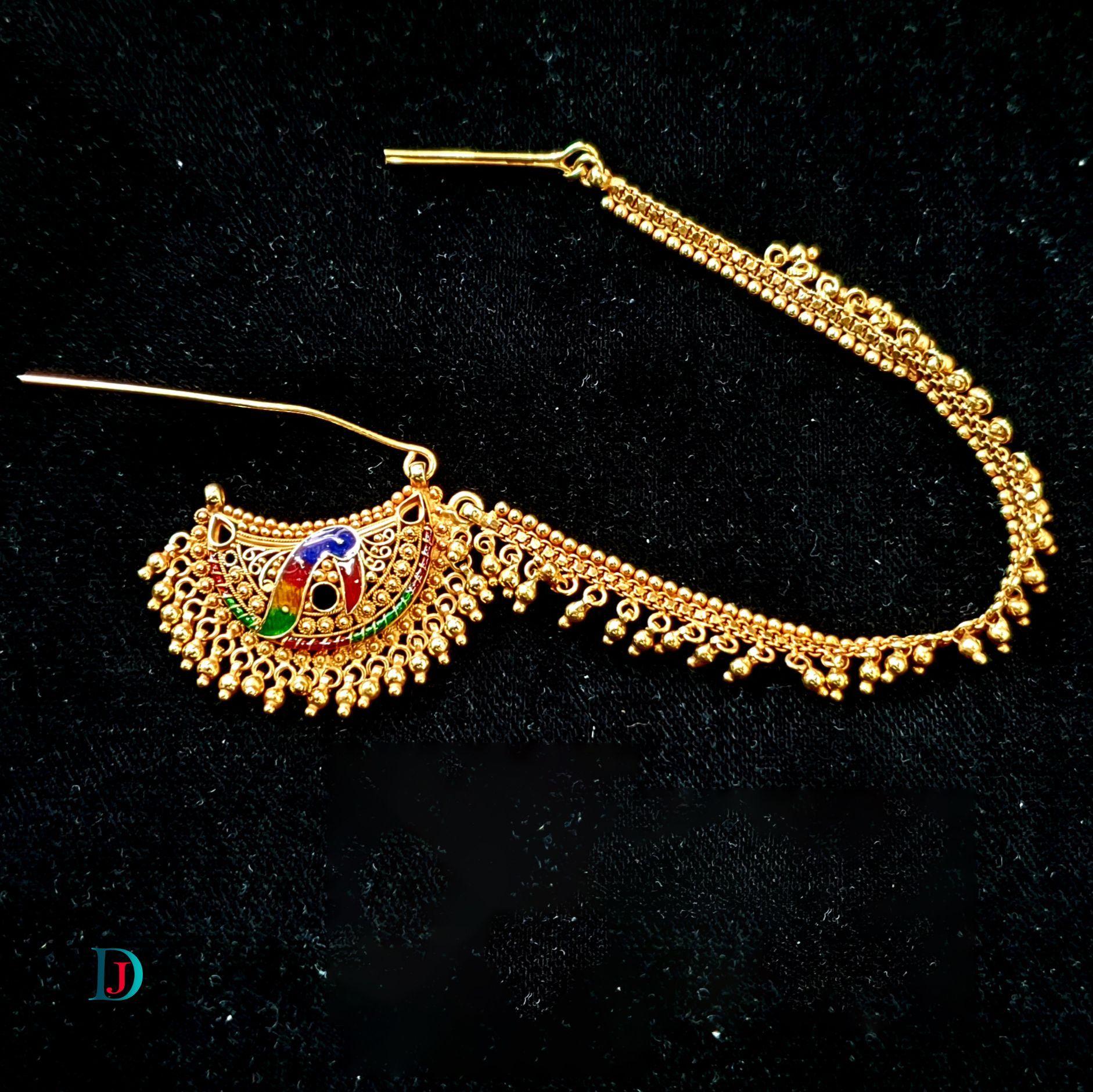 New and Latest Design of Desi Indian Rajasthani Gold Baali/Earrings 