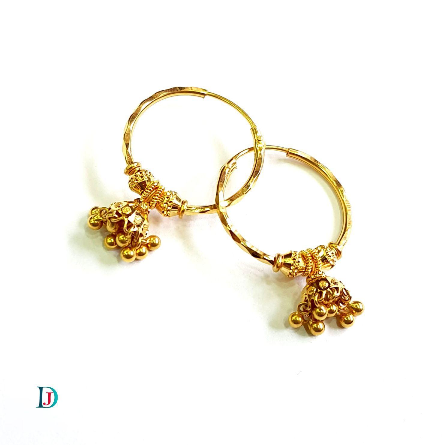 New and Latest Design of Desi Indian Rajasthani Gold Baali/Earrings 