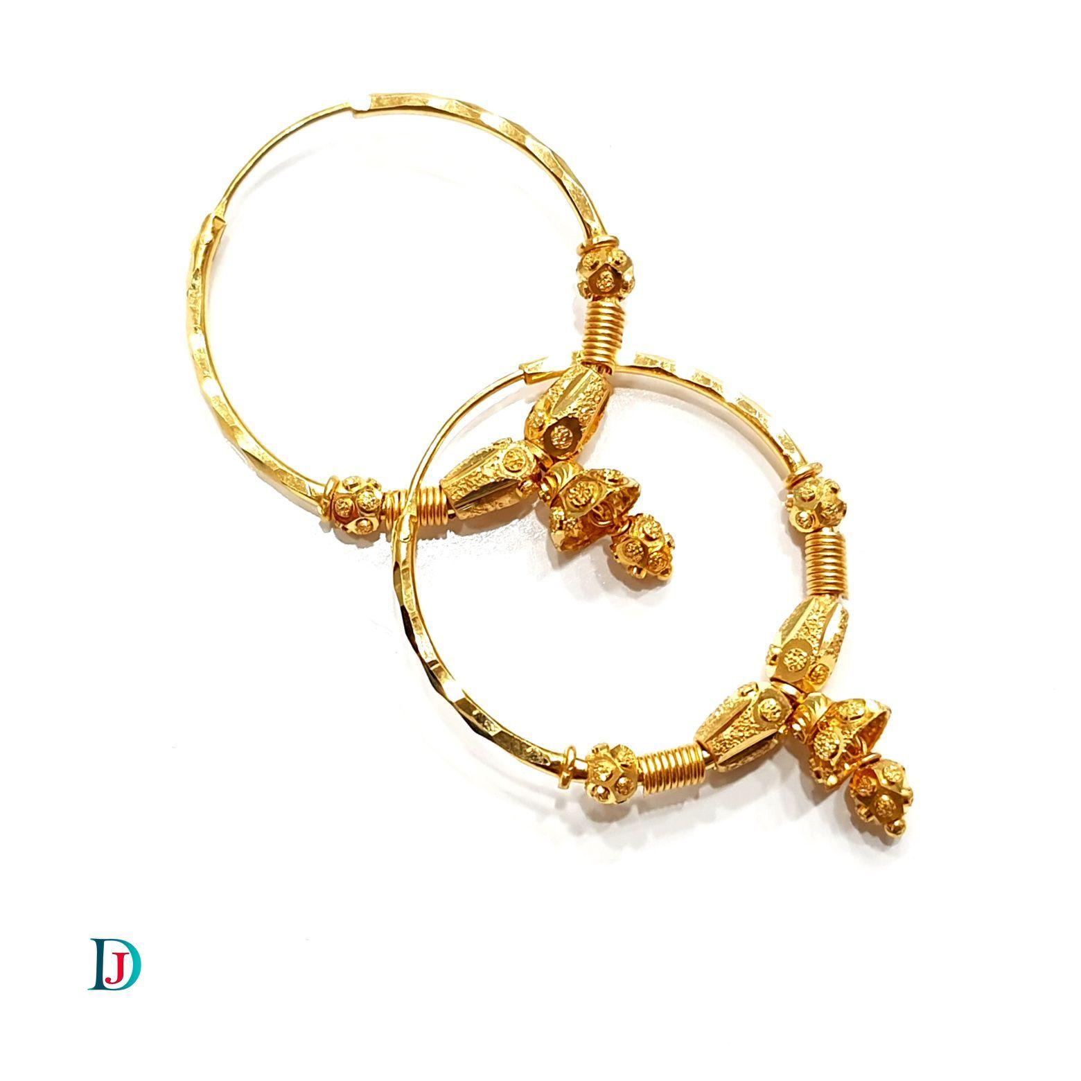 New and Latest Design of Desi Indian Rajasthani Gold Baali/Earrings 