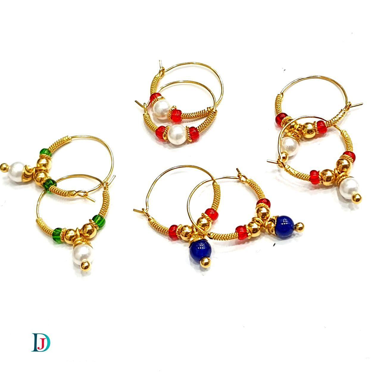 New and Latest Design of Desi Indian Rajasthani Gold Baali/Earrings 